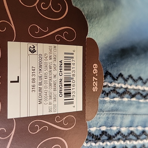 Knox Rose boho denim tunic - Picture 4 of 5